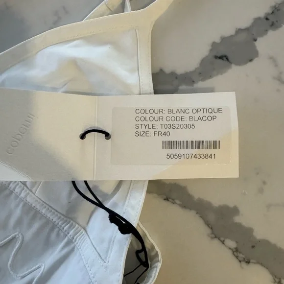 Coperni White Ruffled Bralette - Picture 2 of 7